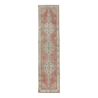 Turkish Vintage Anatolian Runner Rug 2'8" x 11' #17626 For Sale
