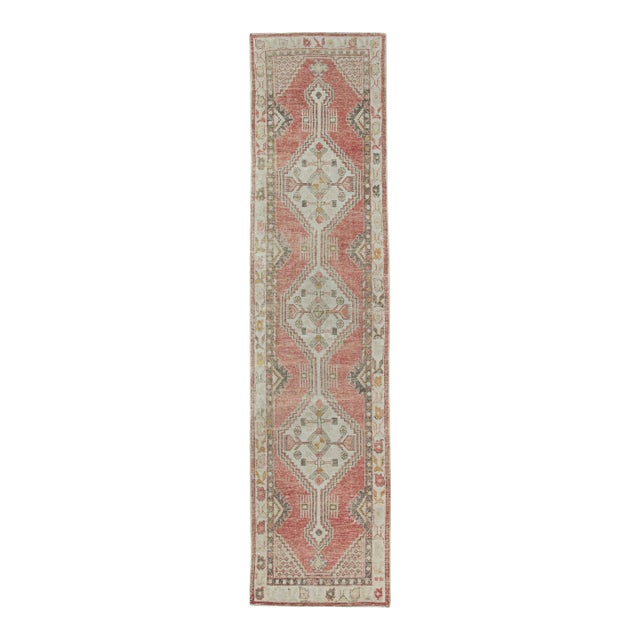 Turkish Vintage Anatolian Runner Rug 2'8" x 11' #17626 For Sale