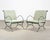Set of Four o.w. Lee Iron Garden Lounge Chairs and Two Ottomans For Sale - Image 10 of 18