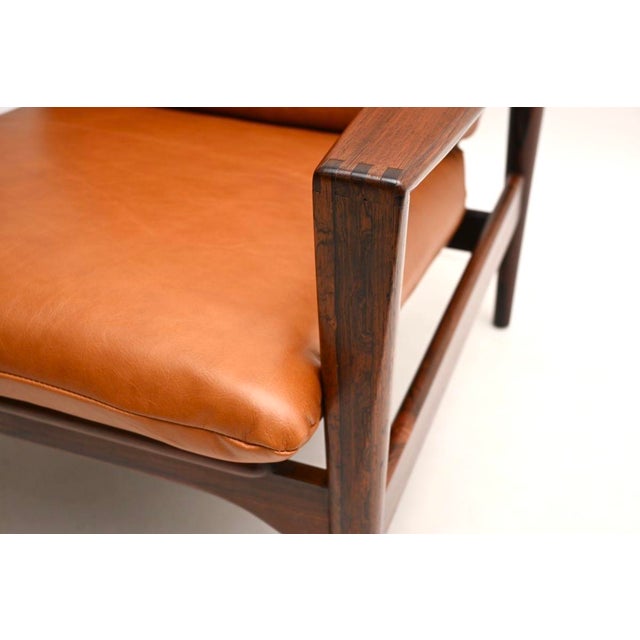 Vintage Danish Leather Chairs by Niels Koefoed for Koefoeds Hornslet, 1960, Set of 2 For Sale - Image 10 of 11