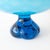 1960s Vintage Portuguese Blue Glass Bowl with Foot, 1960s For Sale - Image 5 of 11