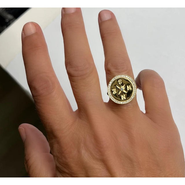 This lightweight ring features several semi precious stones and the compass, so you can always find your true north. Rings...
