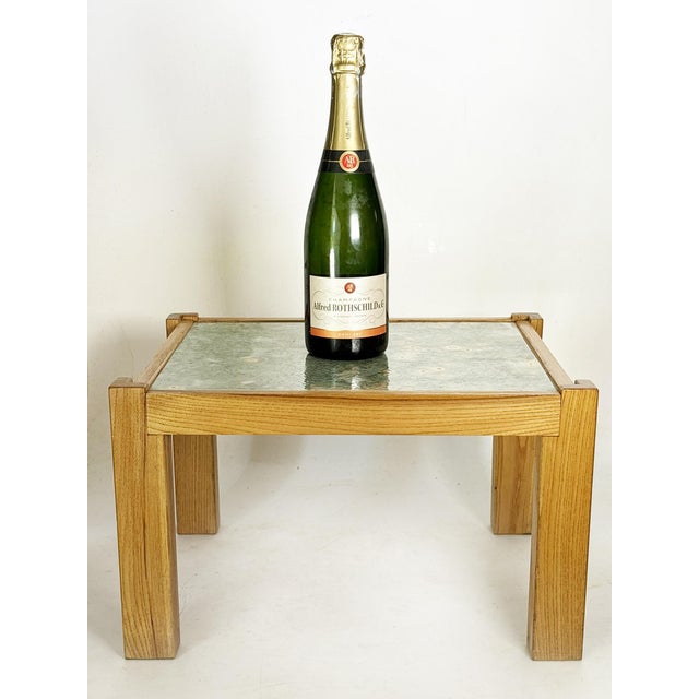 Scandinavian Wood and Ceramic Table, Sweden, 1970s For Sale - Image 4 of 13