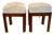 Pair of Italian Art Deco Stools For Sale