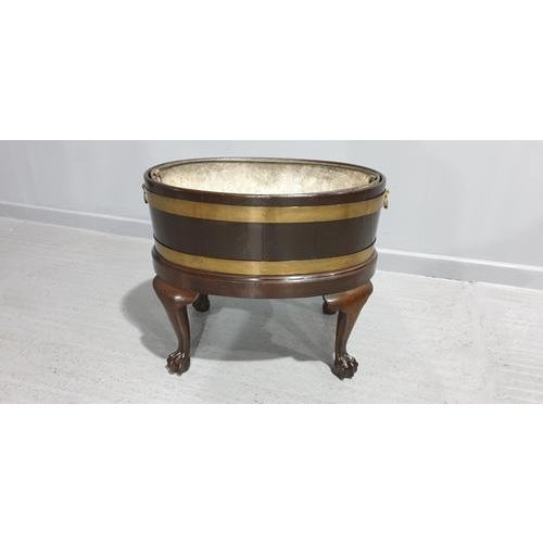 Georgian Mahogany Wine Cooler For Sale - Image 4 of 8