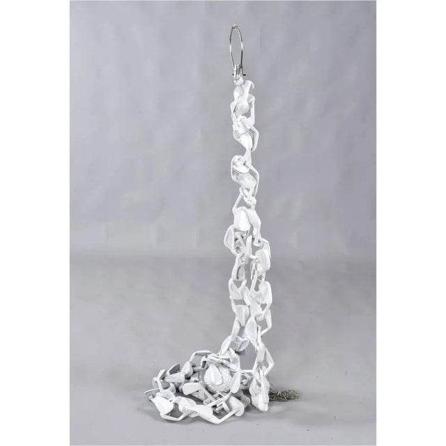 Golf Club Floor Lamp Pop Art Sculpture Custom Made White Golf Lamp For Sale - Image 6 of 11