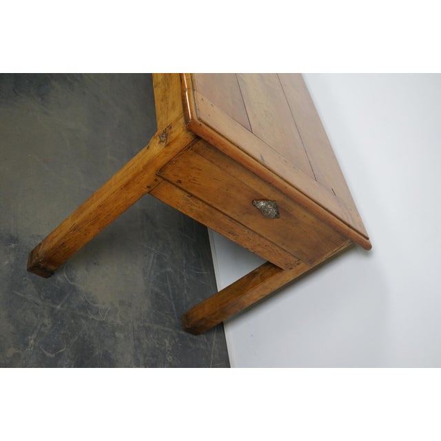 Antique French Cherry Dining Table, Late 19th Century For Sale - Image 5 of 18