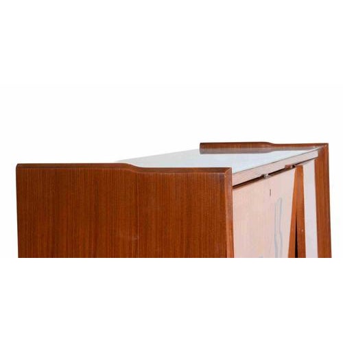 Mid-Century Modern Italian Bar Cabinet For Sale - Image 10 of 14