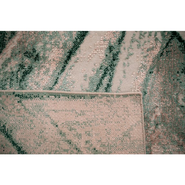 Indian Hand-Knotted Rug by DSV Carpets For Sale - Image 6 of 7