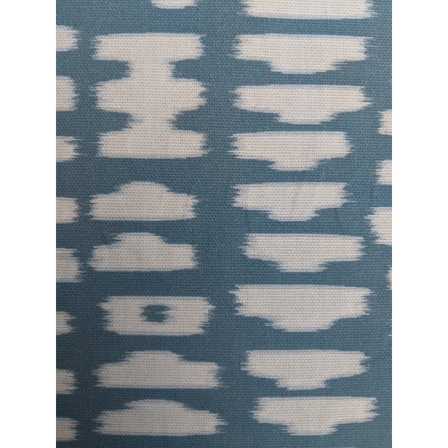 Abstract Blue and White Clouds Fabric by Havenly for the Inside- 4 Yards For Sale - Image 14 of 17