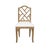 Tan Matthew Izzo Home Fairfield Cerused Oak Bamboo Profile Dining Chair With Linen Upholstered Seat For Sale - Image 8 of 8