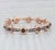Le Vian 4.07ctw Champagne Diamond Quartz Links Bracelet 14k Rose Gold 6.75" 8mm For Sale In Greensboro - Image 6 of 10