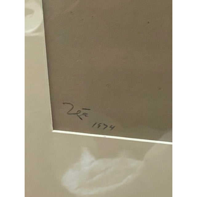 This exceptional piece is an official offset reproduction Titled "Martha" from the Zúñiga, 20 Drawings portfolio,...