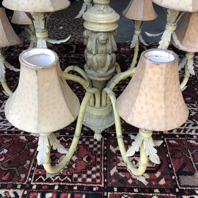 Beautiful vintage monkey chandelier, ready to be hung. Perfect for the interior designer.