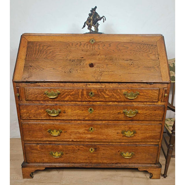 This is a gorgeous George III Writing Bureau Desk would excentuate a period era interior living room or office home...