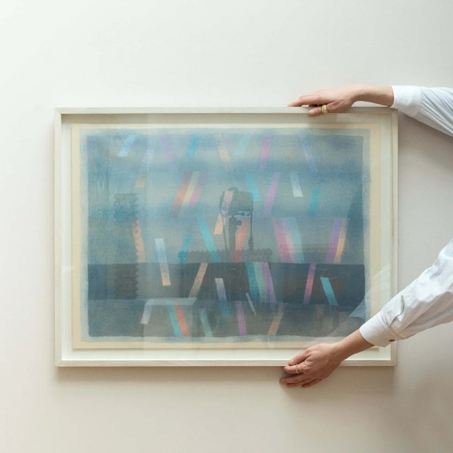 Original Artwork titled 'In The Harbour' by Bernard Myers (1925-2007) the celebrated British Artist. Myers who trained at...