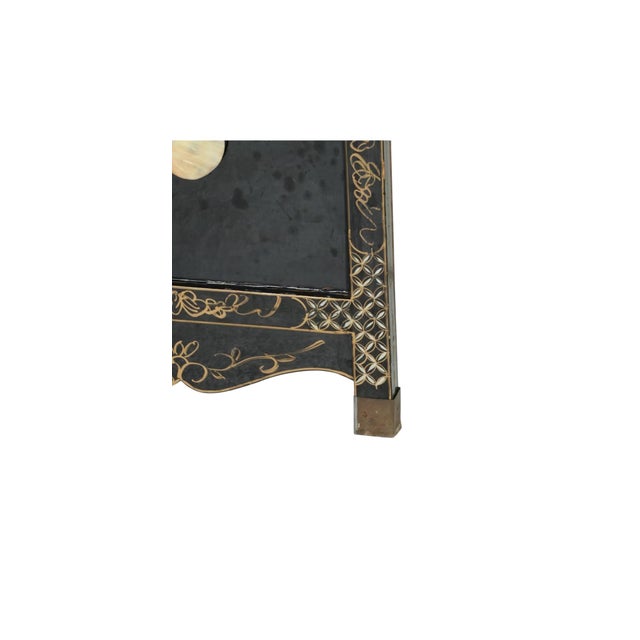 Vintage Chinese Screen With Mother Pearl Detail For Sale - Image 9 of 12