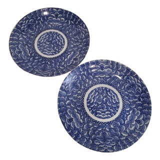Vintage Japanese Arita Porcelain Plates, 1950s, Set of 2 For Sale