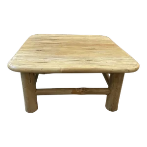 Vintage Rattan Bamboo Plant Stand/Table Riser