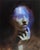 Early 21st Century Vaporize by Josh Sorrell | Oil on Panel Portrait of a Person with Abstract Features For Sale - Image 5 of 5