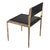 Metal "Gala" Chair, With Bronze and Woven Leather, Tailor Made For Sale - Image 7 of 9