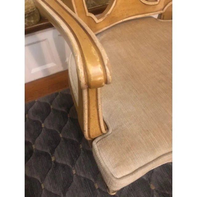 Cream 1990s Henredon Dining Chairs With Armrests - A Pair For Sale - Image 8 of 10