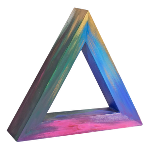 Sculpture of a Triangle by Laurie Zagon