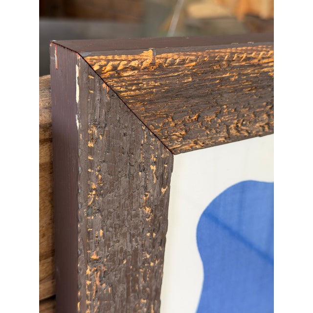 Wood Monumental Vintage Cuba Souvenir Tablecloth Professionally Framed Wall Art For Sale - Image 7 of 12