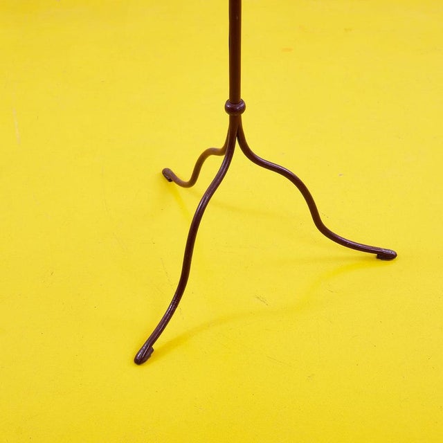 Vintage Wrought Iron Coat Rack For Sale - Image 3 of 6