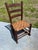 American Small Antique Child's Cane and Oak Rocking Chair For Sale - Image 3 of 3