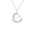 Late 20th Century Tiffany & Co. Elsa Peretti Sterling Silver Open Heart Pendant Necklace For Sale - Image 5 of 12