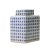 Chinese Blue & White Porcelain "Fok" Characters Rhombus Jar Container For Sale In San Francisco - Image 6 of 6