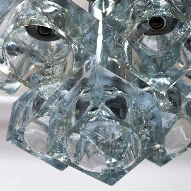 Vintage Ice Cube Pendant by Gaetano Sciolari For Sale In New York - Image 6 of 8