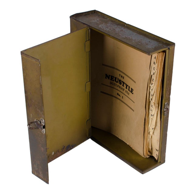 Vintage Metal File Boxes A Pair Chairish