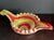 Grand Tour Vintage C1950s Fratelli Toso Murano Art Glass Orange and Yellow Swirl Candy Dish For Sale - Image 3 of 12
