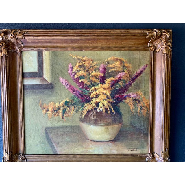 Arva Ford Antique Early American Texas Plein Air Impressionist Oil Painting For Sale - Image 4 of 18