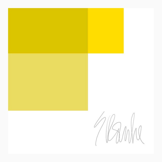 Not Yet Made - Made To Order The Interaction of Warm Yellow and Light Celery Fine Art Print 20" X 24" by Liz Roache For Sale - Image 5 of 5
