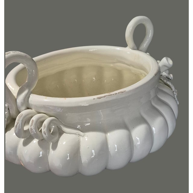 Tuscan Italian Ceramiche i.m.a Grape Vine Center Piece Bowl Cache Pot Planter For Sale - Image 9 of 17