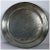 English Robert Nicholson Pewter Round Plain Rim Armorial Charger Plate For Sale - Image 4 of 6