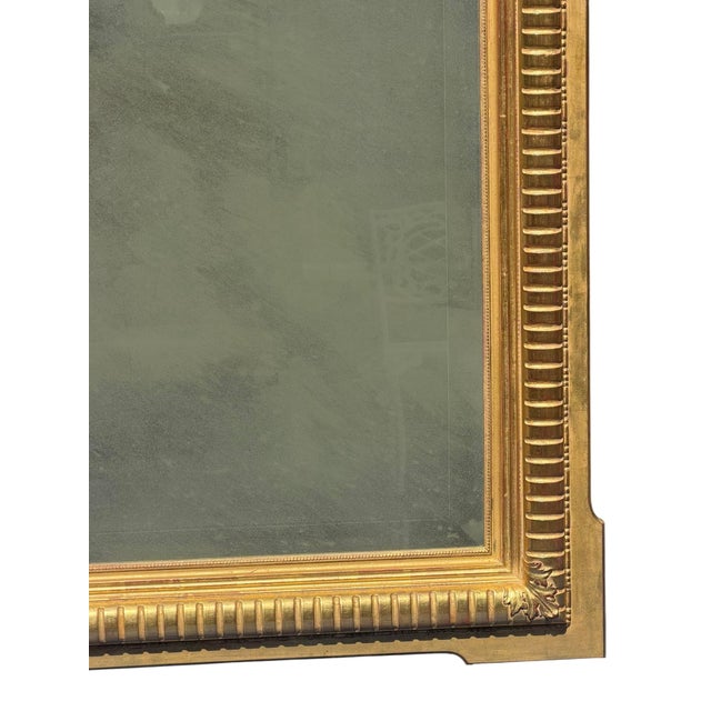 Huge 90” Regency Style Jerry Solomon Giltwood Full Length Mirror For Sale - Image 4 of 4