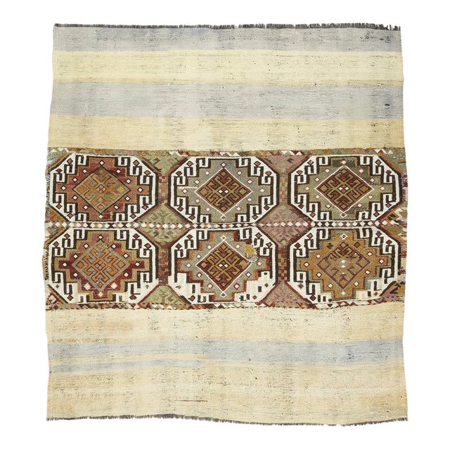 Vintage Turkish Kilim Rug For Sale