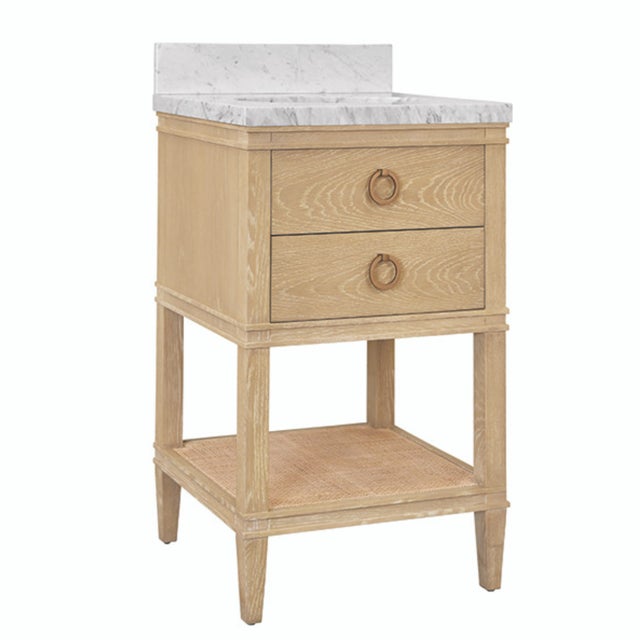 New special order item. Not vintage. Elevate your bathroom with the sophisticated Cutler 24" bath vanity, featuring a...