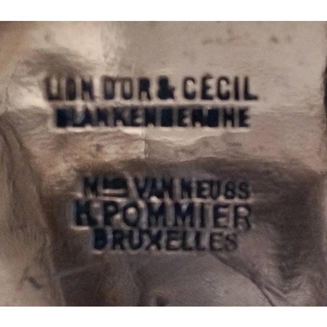 Victorian Copper Braising Pan Brais by Michel Van Neuss, 1901 For Sale - Image 11 of 12