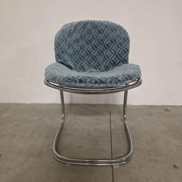Metal Sabrina Chairs by Gastone Rinaldi for Rima, 1970s, Set of 6 For Sale - Image 7 of 14