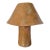 Handmade Ceramic Table Lamp: Ochre Clay Lamp in Rustic Style, Mushroom Shape Lamp, Modern Minimalist Lighting, Contemporary Table Lamp For Sale
