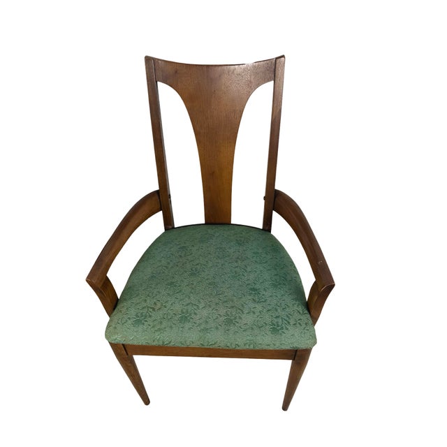 Mid-Century Sculptural High-Back Armchairs Attr. Broyhill Lenoir For Sale - Image 16 of 18