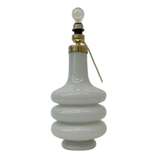 Mid-Century Illuminated Glass Floor or Table Lamp, 1970s For Sale