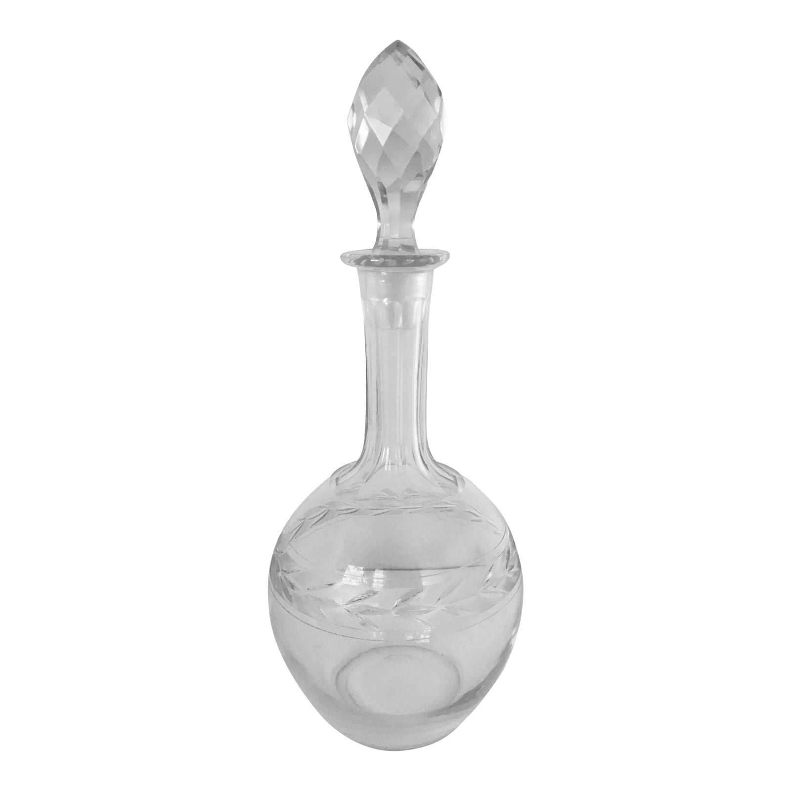 Crystal Wine Decanter Chairish