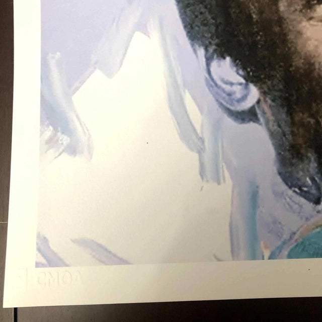 Lithograph "Pele" Signed of the plate and numbered by hand Limited Edition of 500 pieces Each piece is individually...