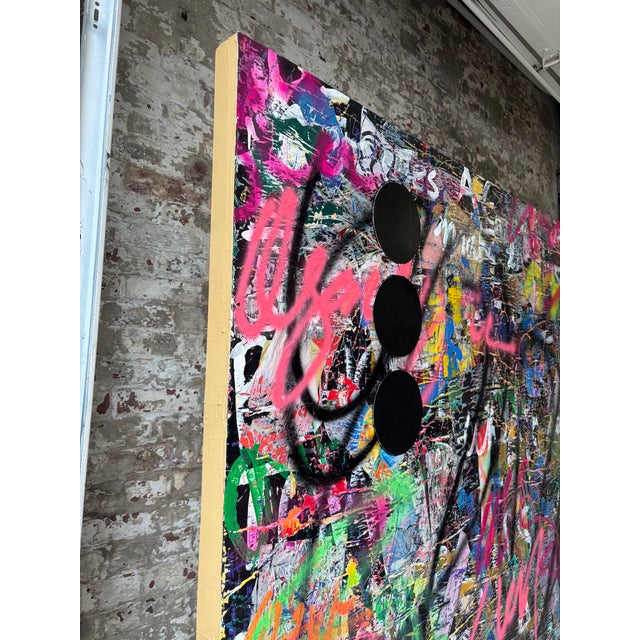 A tour de force of raw energy and urban intensity, this monumental mixed media work by JP Kilkenny is one of the most...